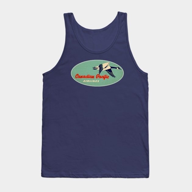 Canadian Pacific Goose Tank Top by Midcenturydave